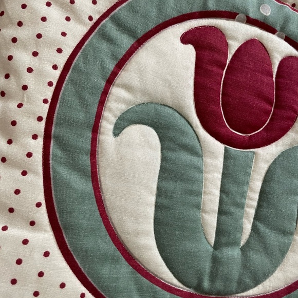 ✨ Cottagecore Folklore Era Quilted Tulip Floral Tote Bag - Picture 5 of 11